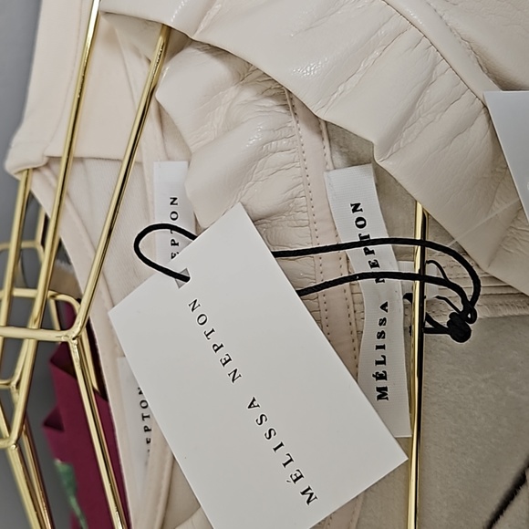 MELISSA NEPTON cream SAFIR LEATHER TOP - Picture 5 of 5